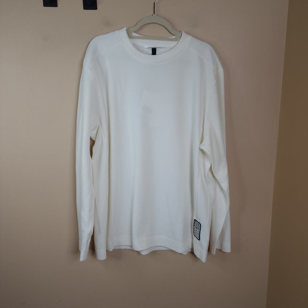 Rains Fleece Sweatshirt in Fossil Size XL